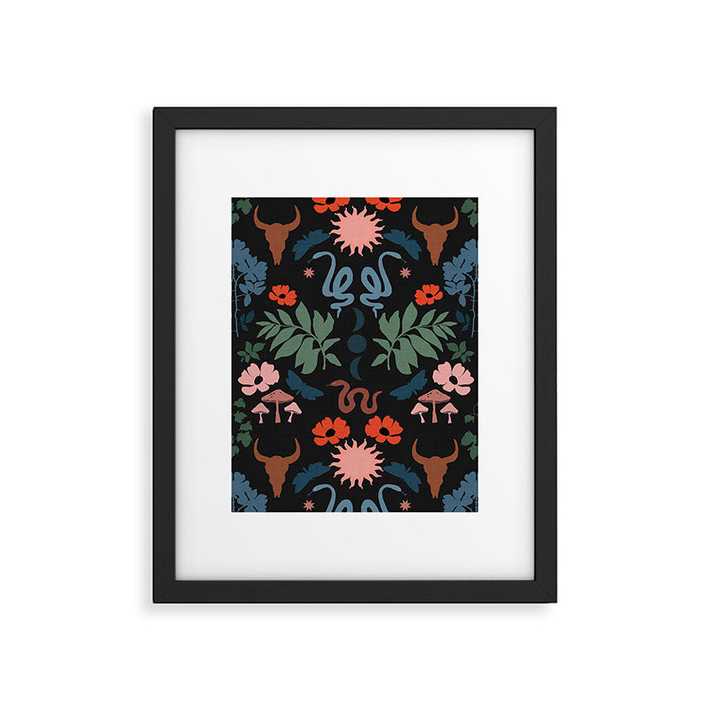 Enchanted Forest - night Framed Art Print Gallery Image 5