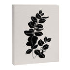 Eucalyptus line art - black Canvas Print Gallery Image 6