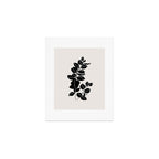 Eucalyptus line art - black Art Print Gallery Image 1