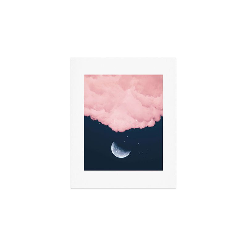 Falling moon Art Print Gallery Image 1