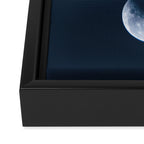 Falling moon Framed Canvas Print Gallery Image 3
