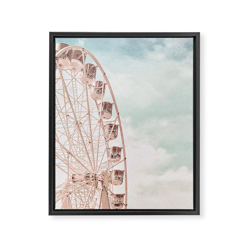 Ferris Wheel Framed Canvas Print Gallery Image 8