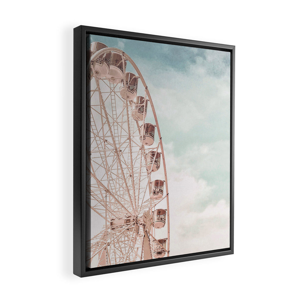 Ferris Wheel Framed Canvas Print Gallery Image 2