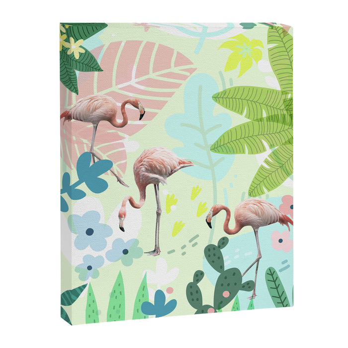 Flamingo jungle Canvas Print Gallery Image 1