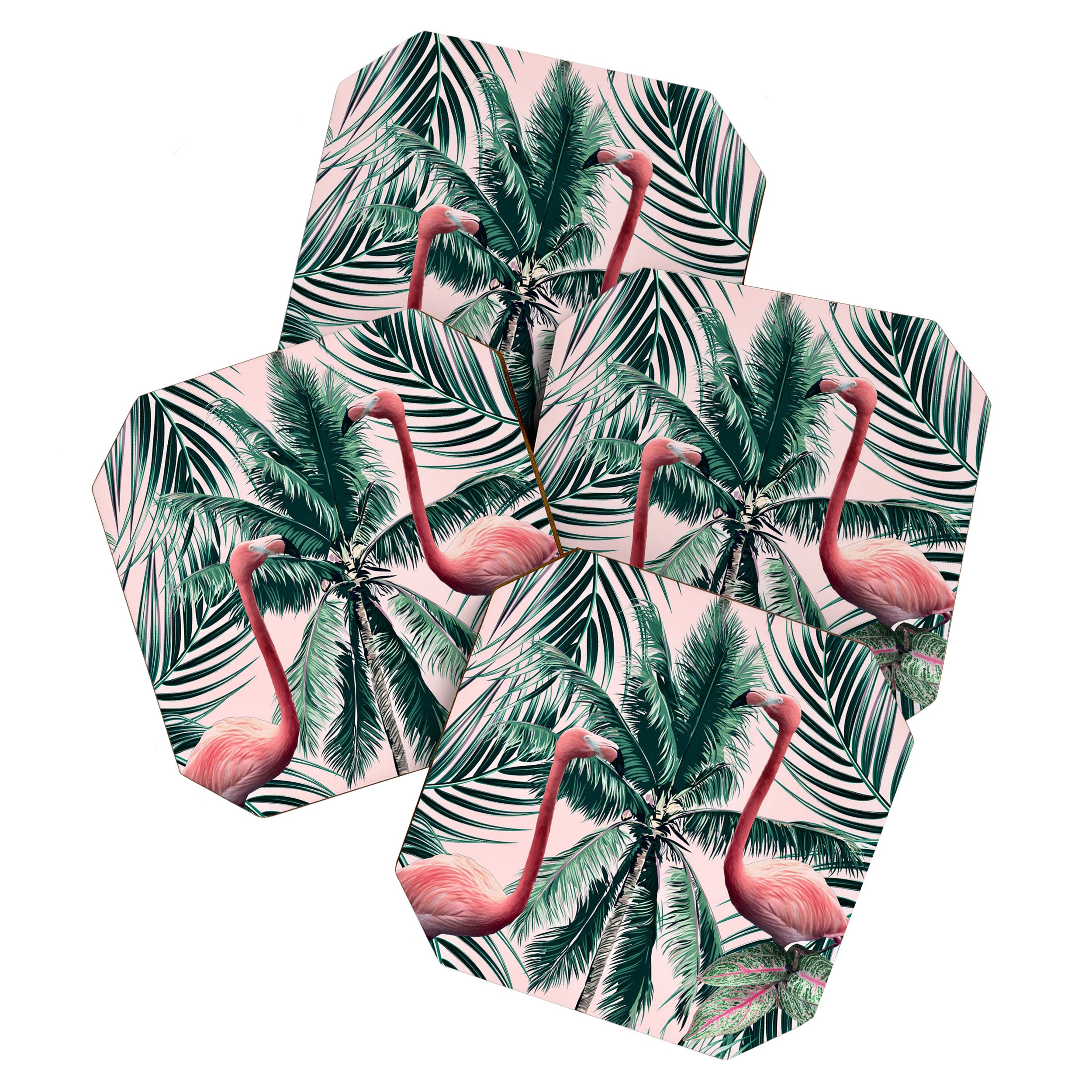 Flamingo tropics Coaster Gallery Image 1