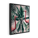 Flamingo tropics Framed Canvas Print Gallery Image 2