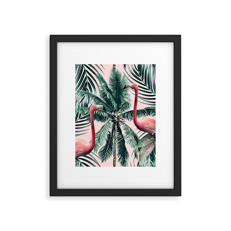 Flamingo tropics Framed Art Print Gallery Image 4