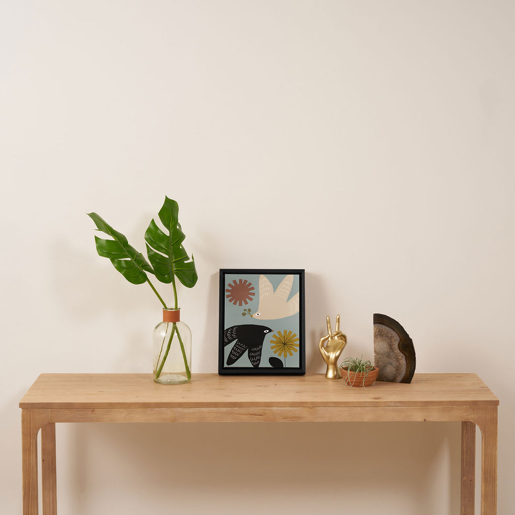 Flirting with Spring Framed Canvas Print Gallery Image 4