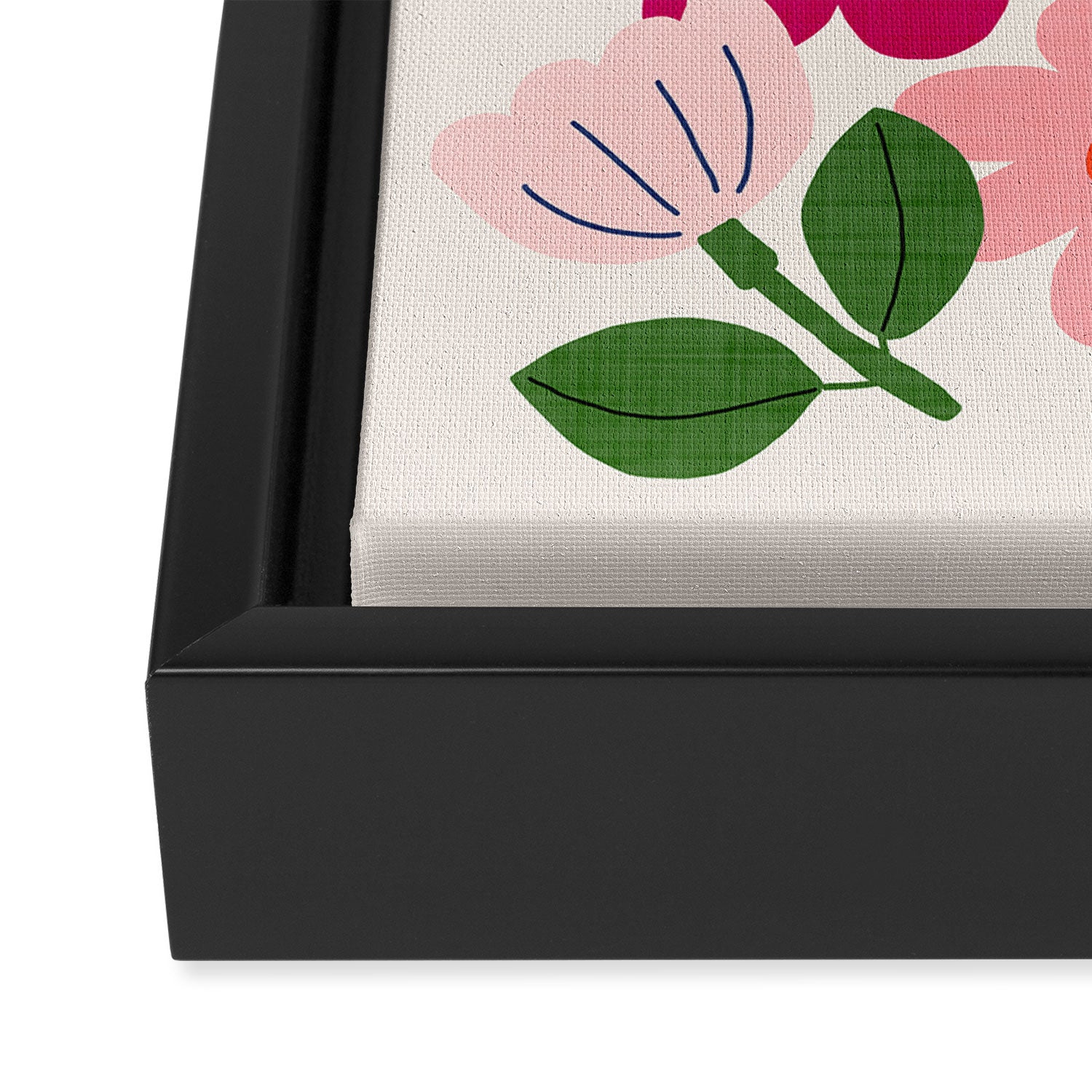 Floral clippings Framed Canvas Print Gallery Image 3