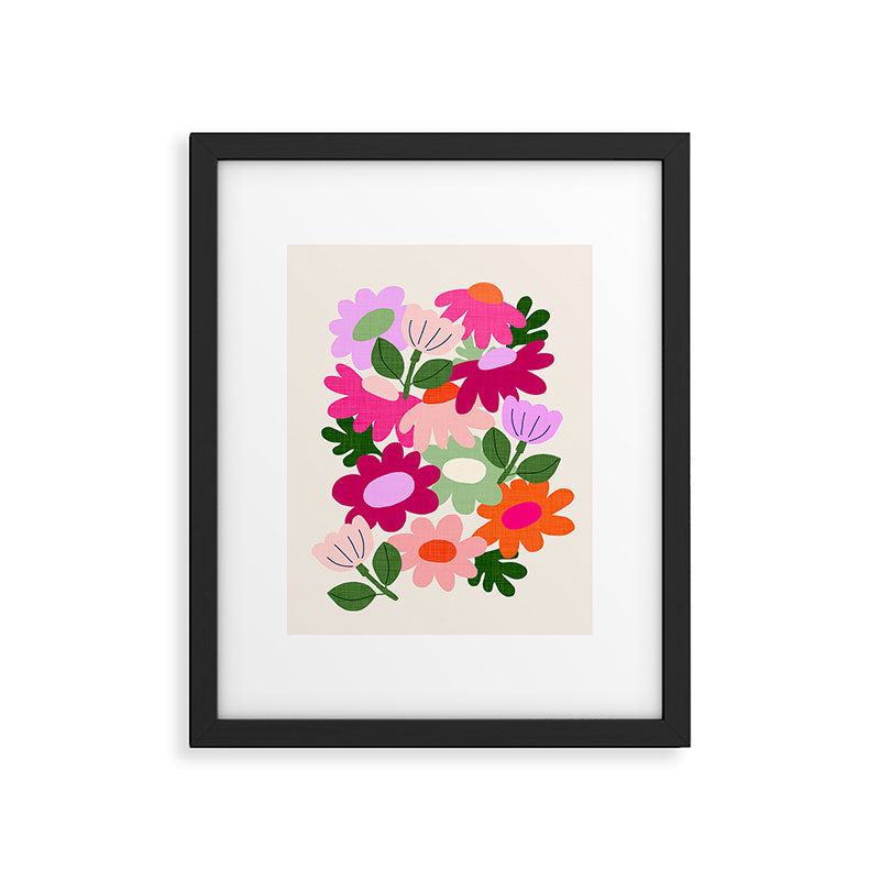 Floral clippings Framed Art Print Gallery Image 5