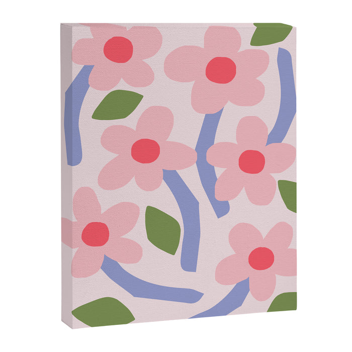 Floral dance - pastel Canvas Print Gallery Image 1