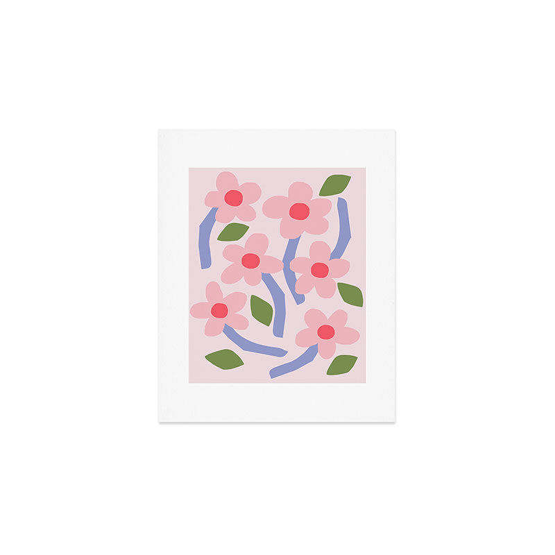 Floral dance - pastel Art Print Gallery Image 1