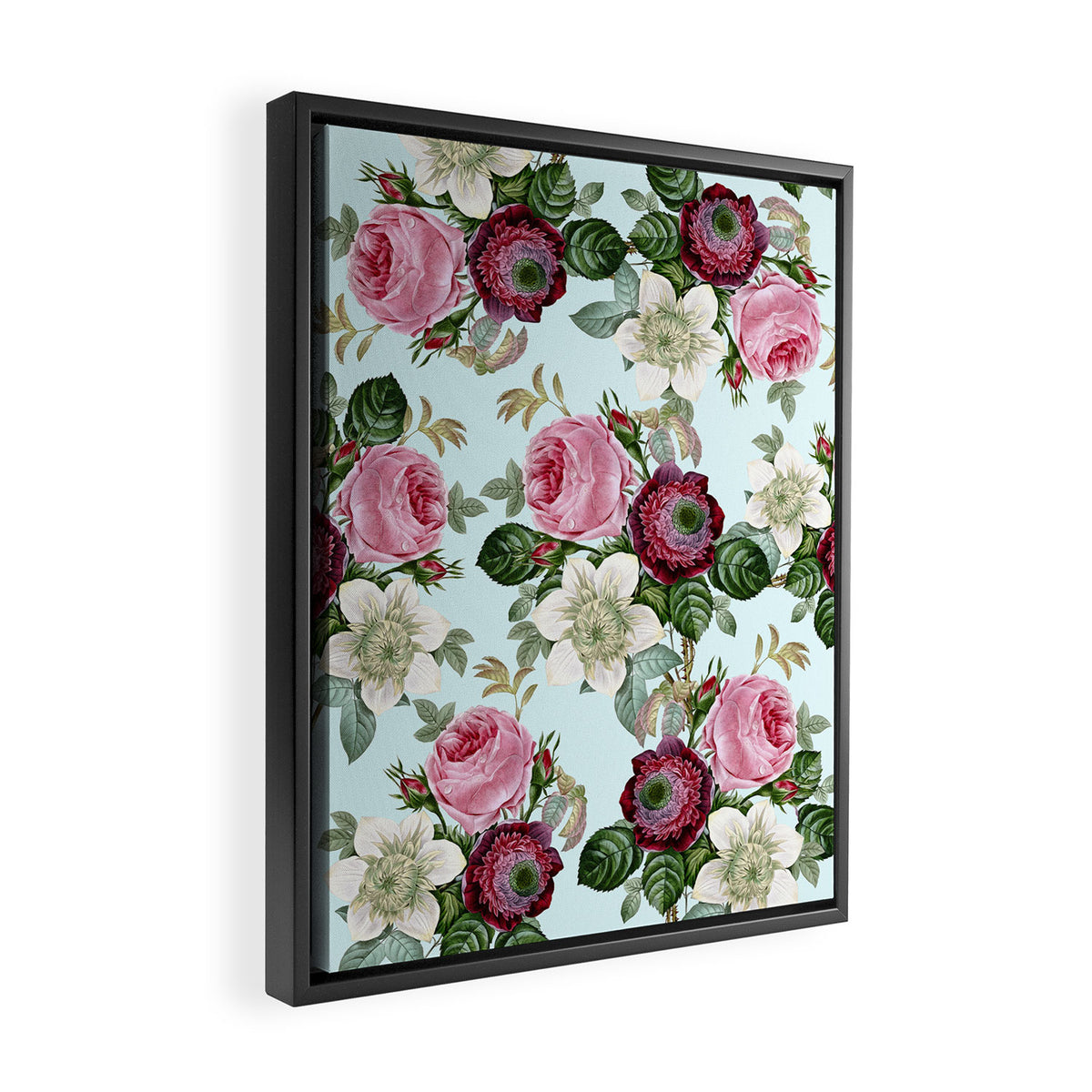 Floral enchant Framed Canvas Print Gallery Image 2