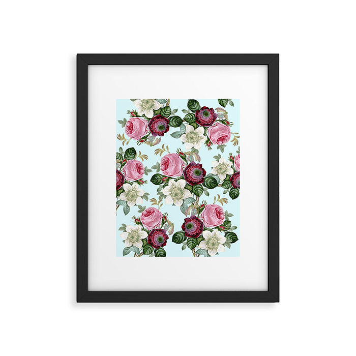 Floral enchant Framed Art Print Gallery Image 1