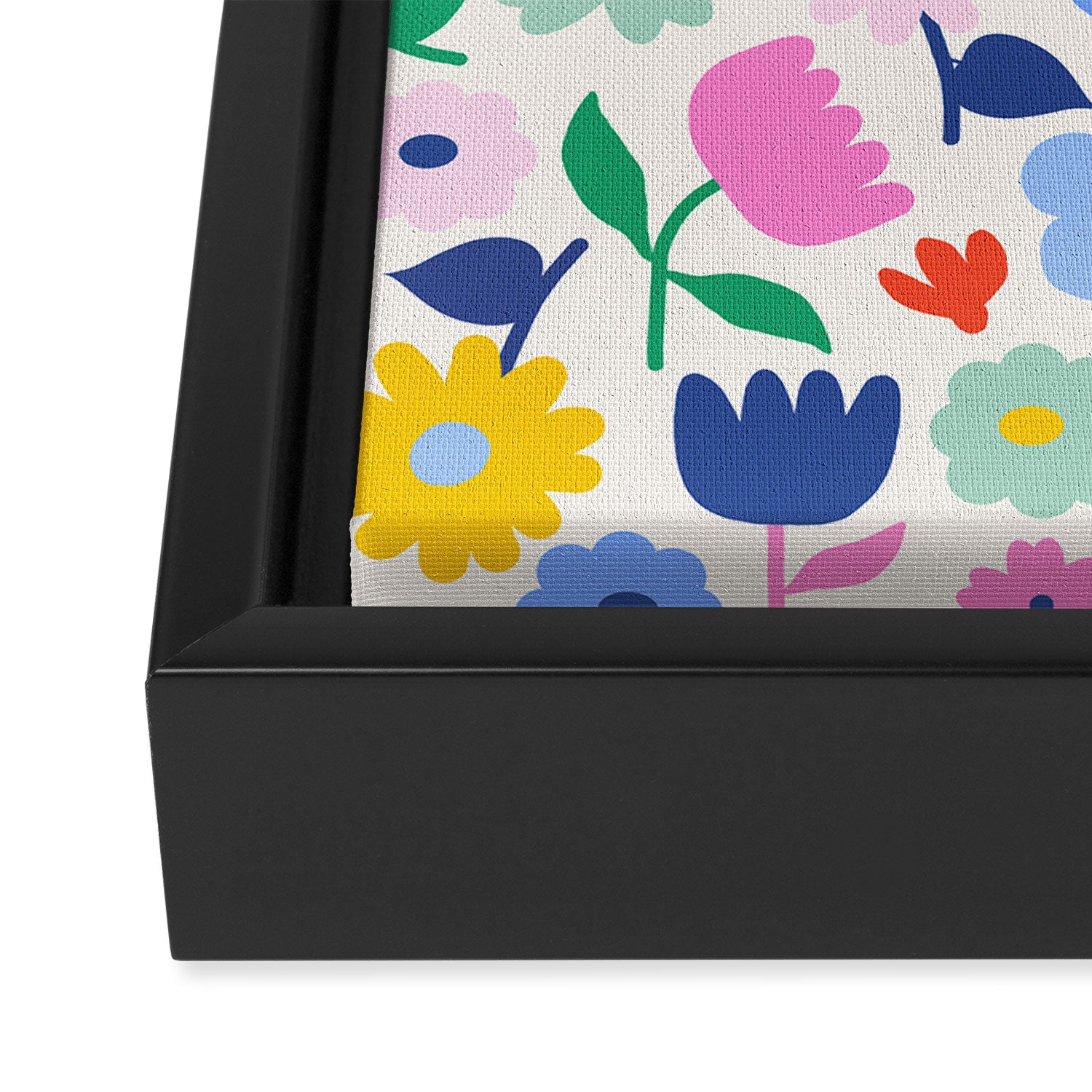 Floral Medley - Spring Framed Canvas Print Gallery Image 3