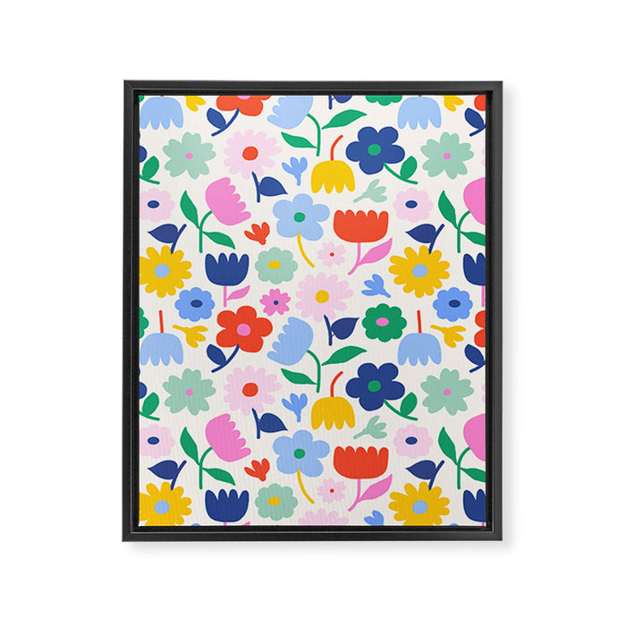 Floral Medley - Spring Framed Canvas Print Gallery Image 1