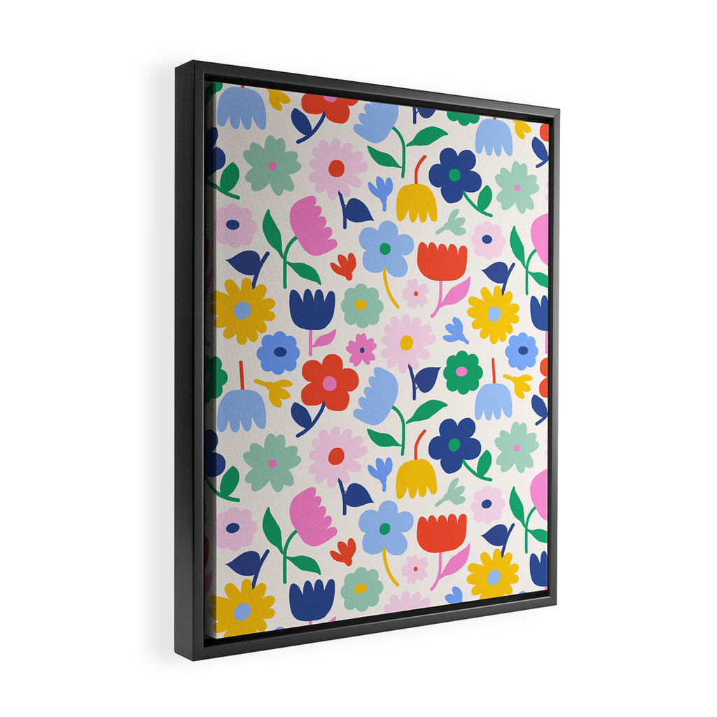 Floral Medley - Spring Framed Canvas Print Gallery Image 2