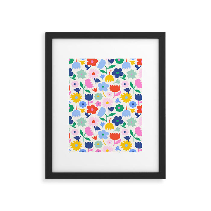 Floral Medley - Spring Framed Art Print Gallery Image 1