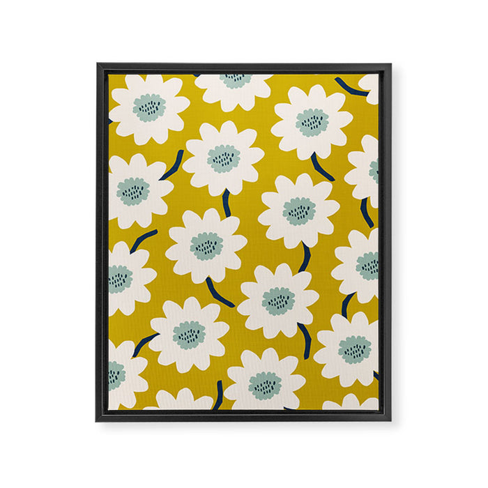 Flower field - fresh Framed Canvas Print Gallery Image 1