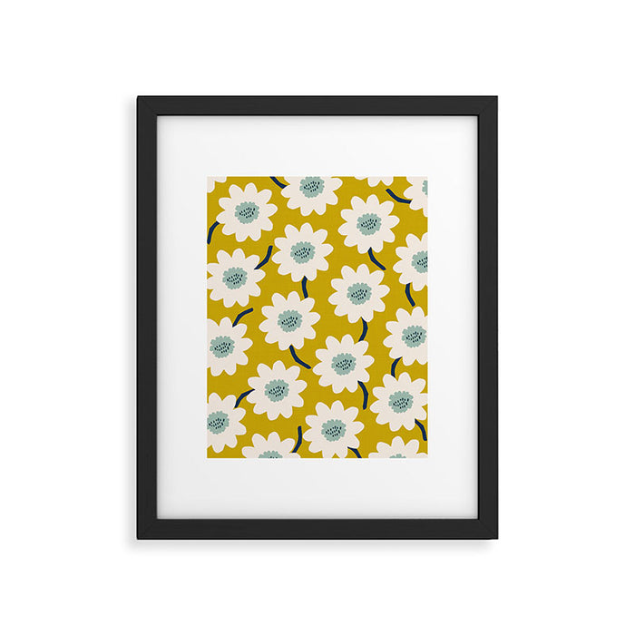 Flower field - fresh Framed Art Print Gallery Image 1