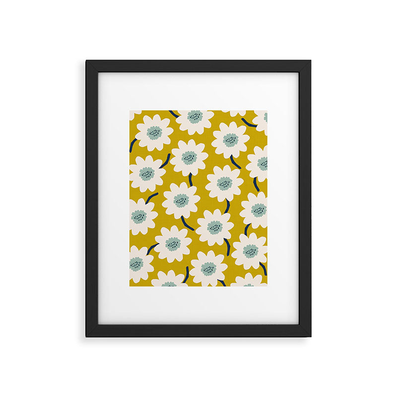 Flower field - fresh Framed Art Print Gallery Image 5