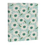 Flower field - greens Canvas Print Gallery Image 6