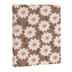 Flower field - mocha pink Canvas Print Gallery Image 6