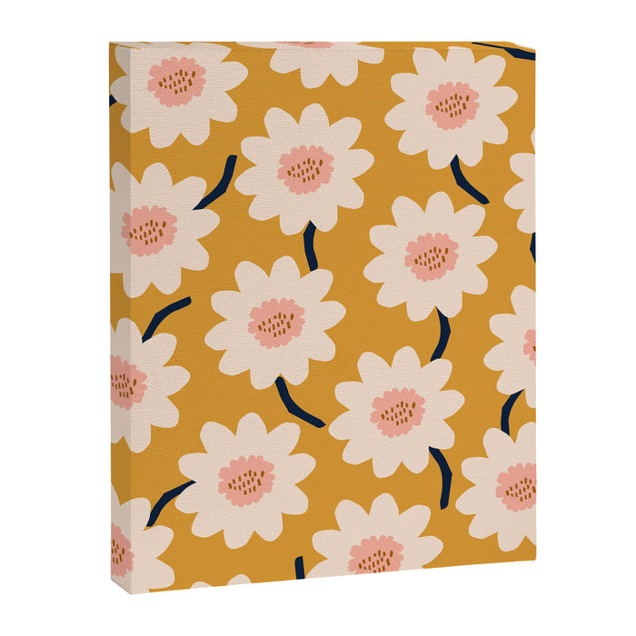 Flower field - yellow Canvas Print Gallery Image 1