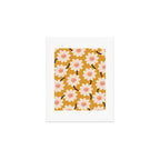 Flower field - yellow Art Print Gallery Image 1