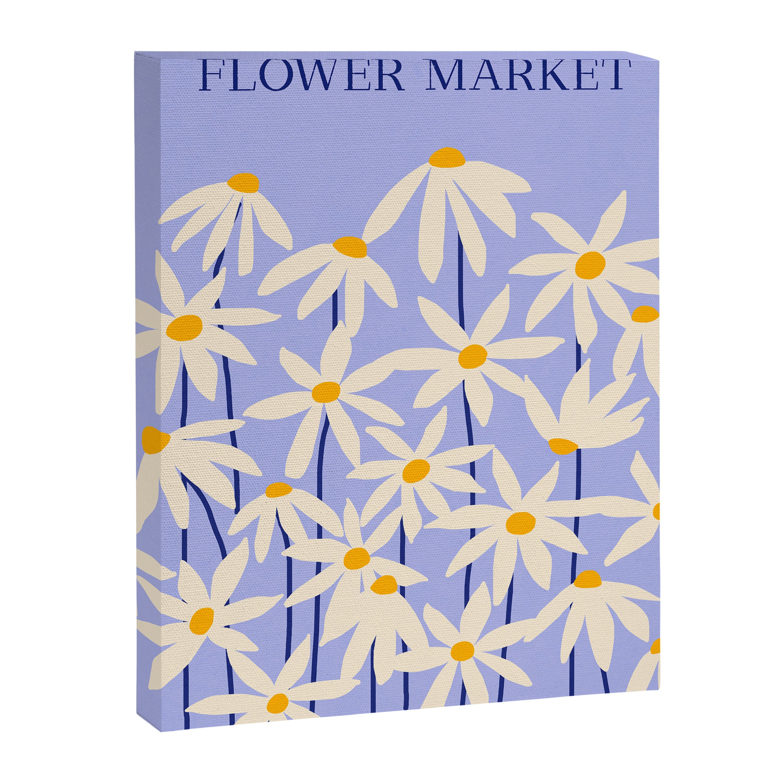 Flower Market - English Daisy Canvas Print Gallery Image 6