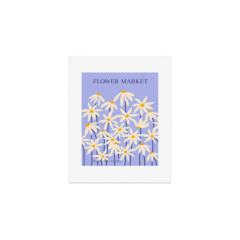 Flower Market - English Daisy Art Print Gallery Image 1