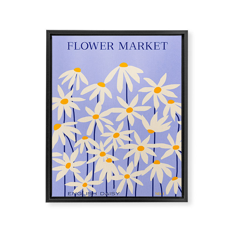 Flower Market - English Daisy Framed Canvas Print Gallery Image 6