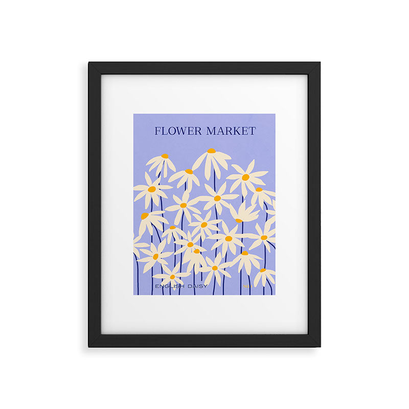 Flower Market - English Daisy Framed Art Print Gallery Image 5