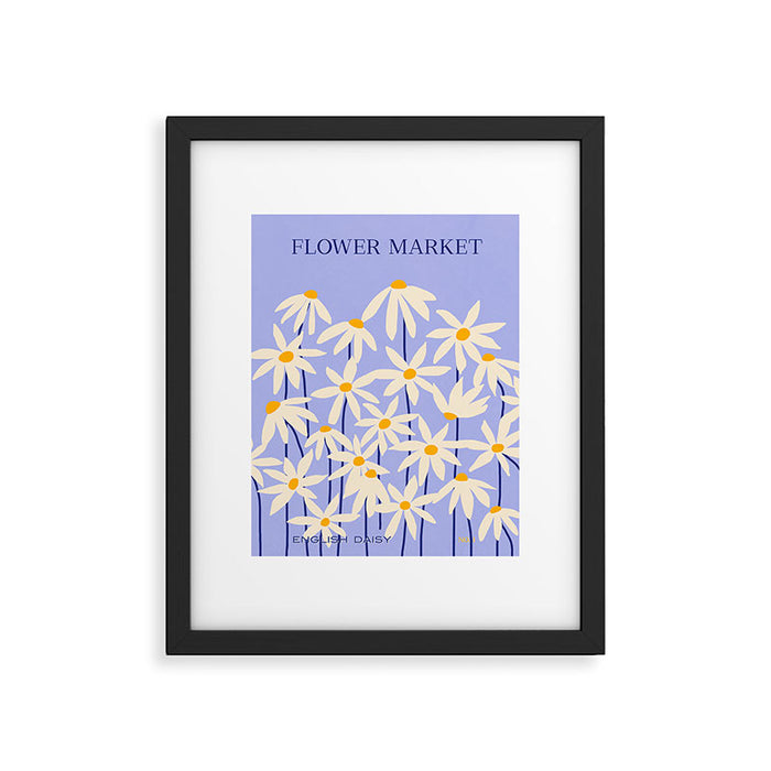 Flower Market - English Daisy Framed Art Print Gallery Image 1