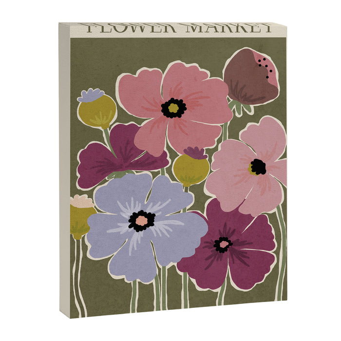 Flower Market - Opium Poppies Canvas Print Gallery Image 1