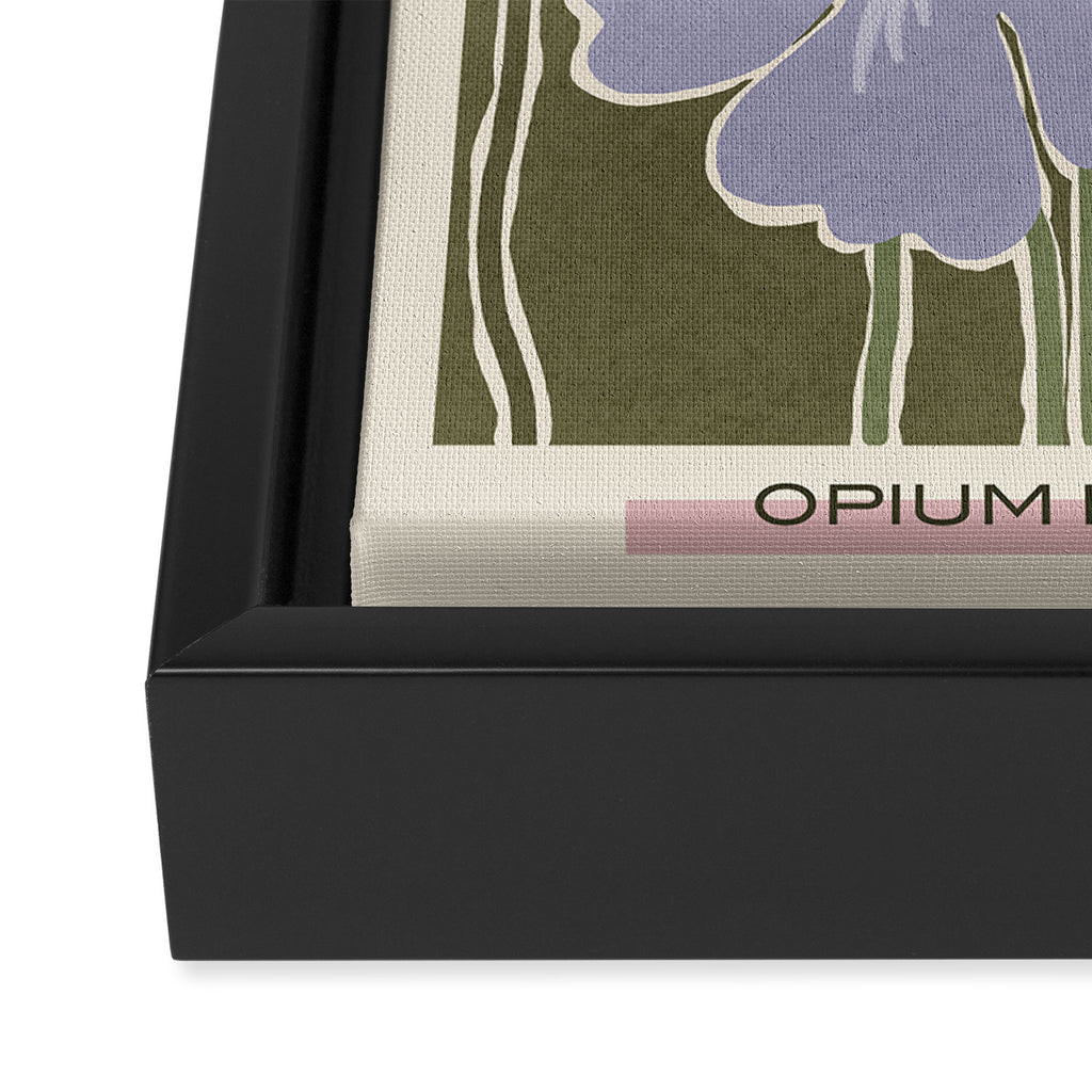 Flower Market - Opium Poppies Framed Canvas Print Gallery Image 3