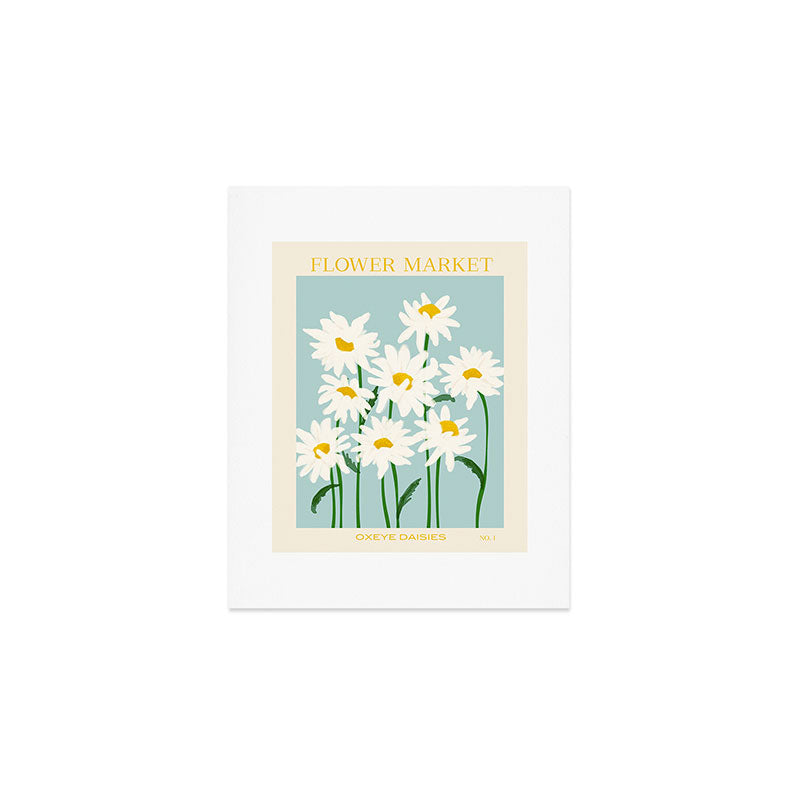 Flower Market - Oxeye daisies Art Print Gallery Image 1