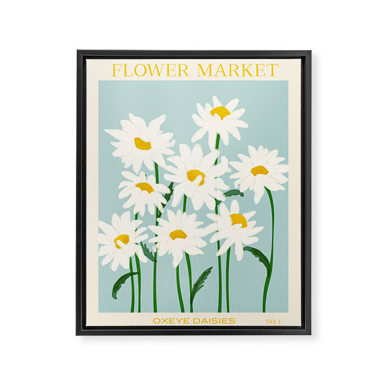 Flower Market - Oxeye daisies Framed Canvas Print Gallery Image 6