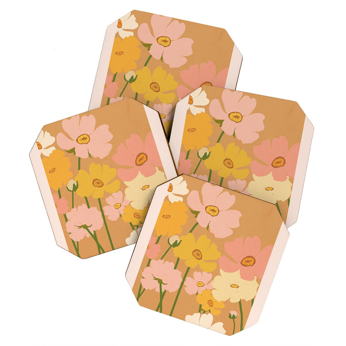 Flower Market - Ranunculus #1 Coaster Gallery Image 1