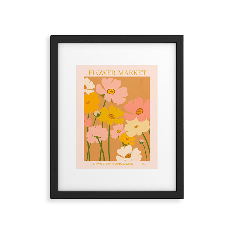 Flower Market - Ranunculus #1 Framed Art Print Gallery Image 5