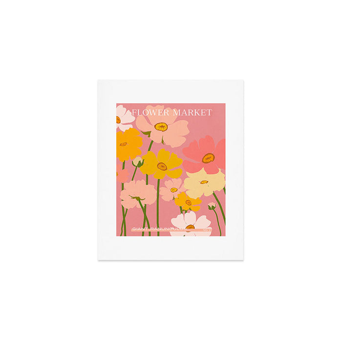 Flower Market - Ranunculus #2 Art Print Gallery Image 1