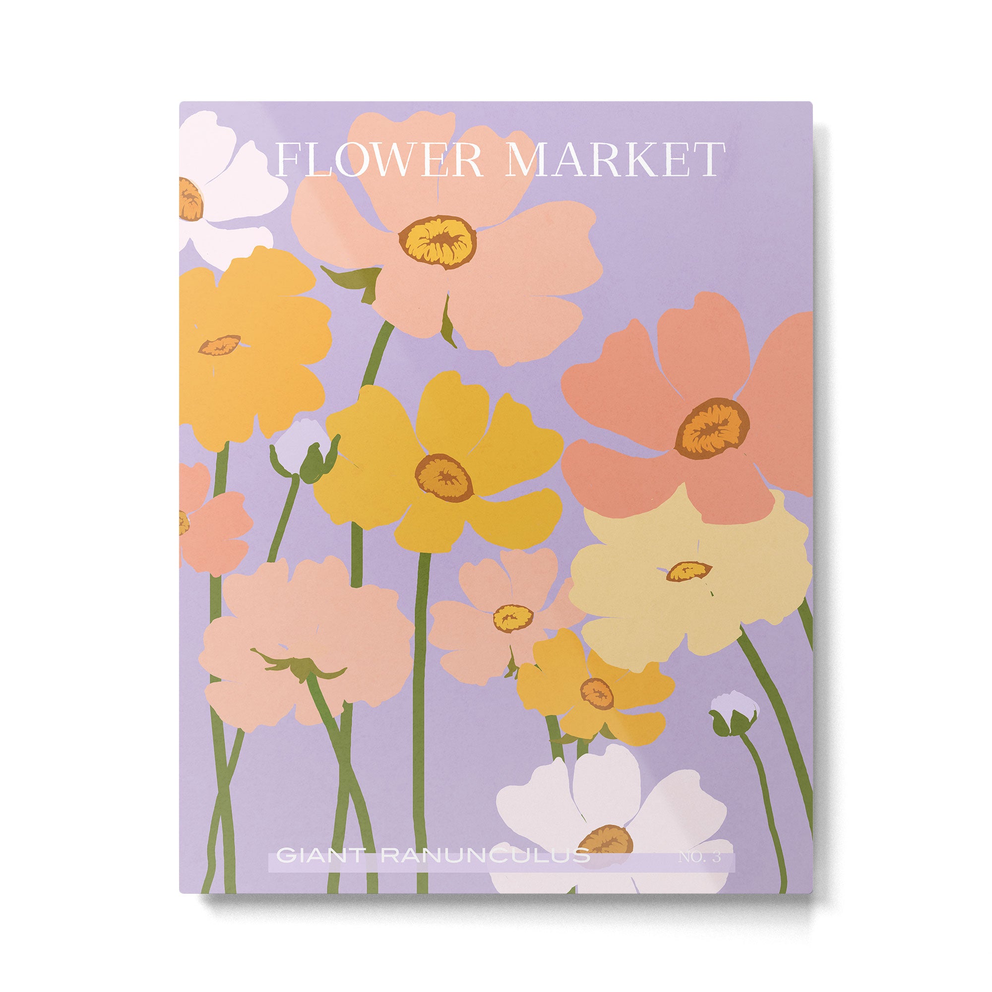 Flower Market - Ranunculus #3 Metal Print Gallery Image 4