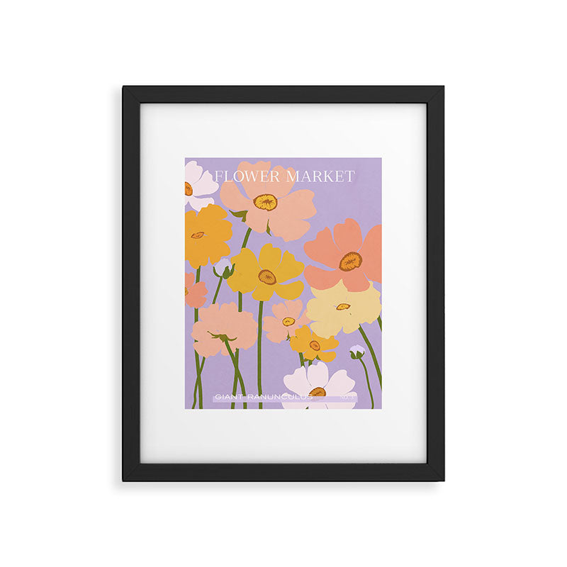 Flower Market - Ranunculus #3 Framed Art Print Gallery Image 5