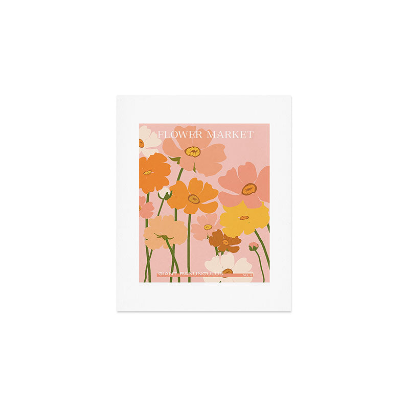 Flower Market - Ranunculus #4 Art Print Gallery Image 1
