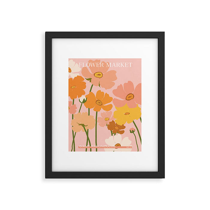 Flower Market - Ranunculus #4 Framed Art Print Gallery Image 1