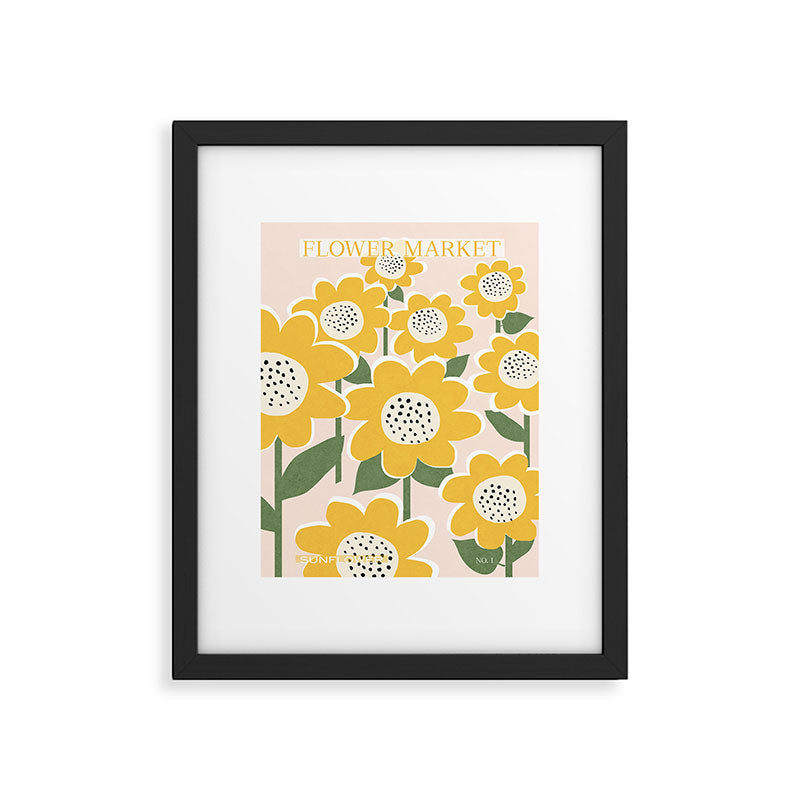Flower Market - Sunflower #1 Framed Art Print Gallery Image 5