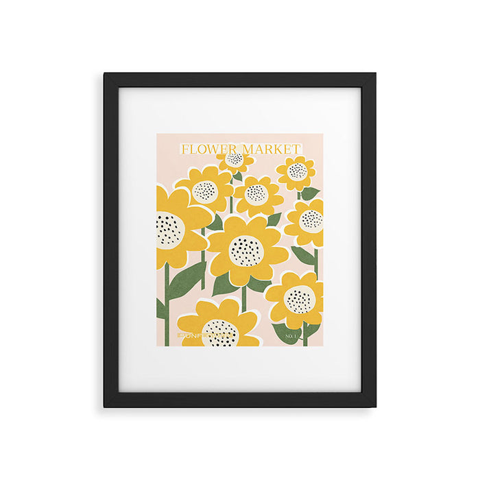 Flower Market - Sunflower #1 Framed Art Print Gallery Image 1