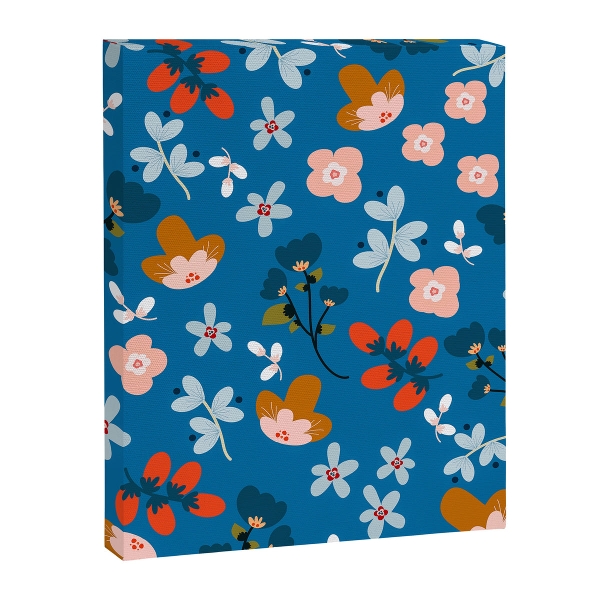 Folk floral Canvas Print Gallery Image 6