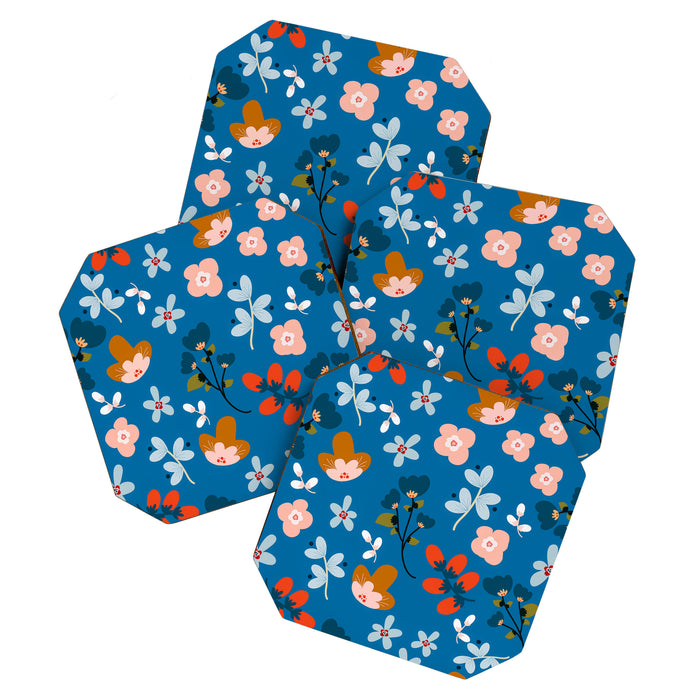 Folk floral Coaster Gallery Image 1