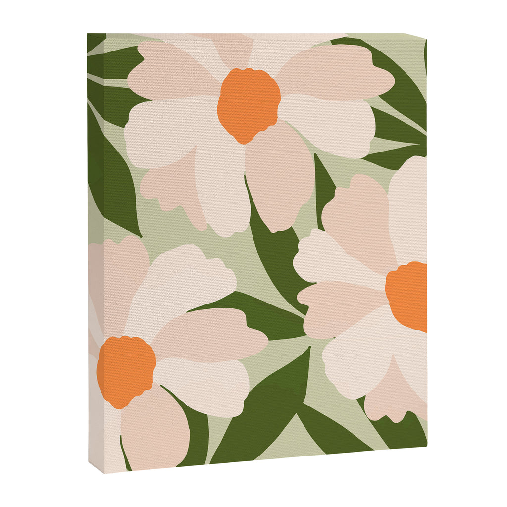Freya's flower - greenery Canvas Print Gallery Image 6